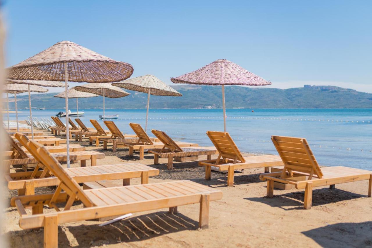 Pino Mar Luxury Bungalows Erdek Bagian luar foto